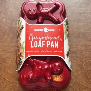 Nordic Ware Kitchen - Nordic Ware Gingerbread Loaf Pan Christmas New! Nordic Ware Kitchen - Nordic Ware Gingerbread Loaf Pan Christmas New!